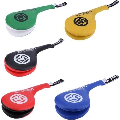 Kids Taekwondo PU Rebound Sponge Durable Double Kick Pad Target for Trainig