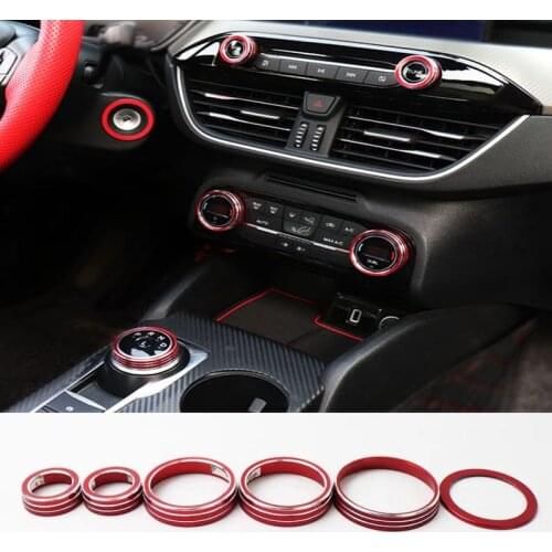 For Ford Focus MK4 2019 2020 Knob Ring Volume Ring Central Control Knob Ring Lgnition Ring