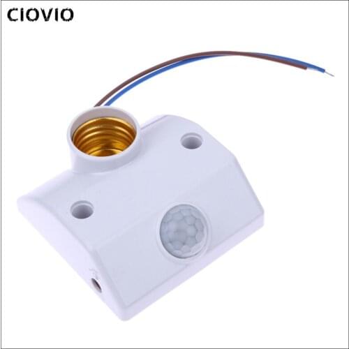 E27 AC220 50/60HZ Infrared Motion Sensor Light Switch Automatic Lamp Holder Intelligent Light Motion Sensing Switch