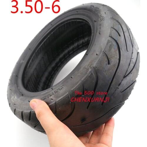 Good quality tubeless tire motorcycle tyre 3.50-6 vacuum tire for electric scooter balanced scooter