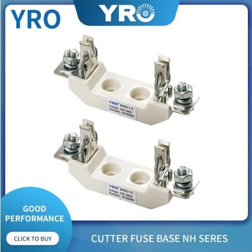 NH00/3P knife contact plug-in ceramic low voltage fuse base RT36 fuse fuse core base fuse holder