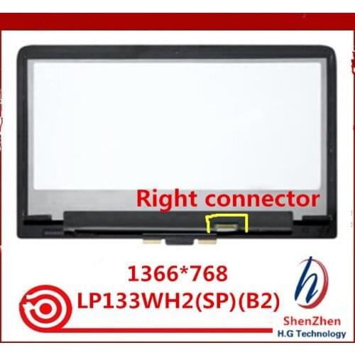 New 13.3" LCD Touchscreen Digitizer Display Assembly for HP Pavilion X360 13-s120nr 1366X768