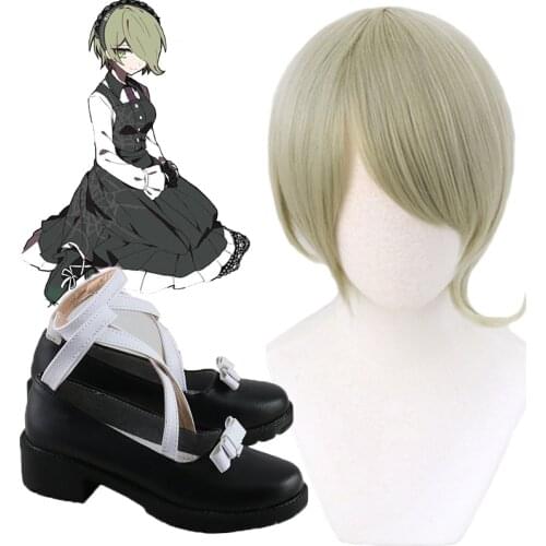 Danganronpa V3 Tojo Kirumi Cosplay Costume Shoes Japanese Game Anime Danganronpa V3 Tojo Kirumi wigs Halloween Accessories Props