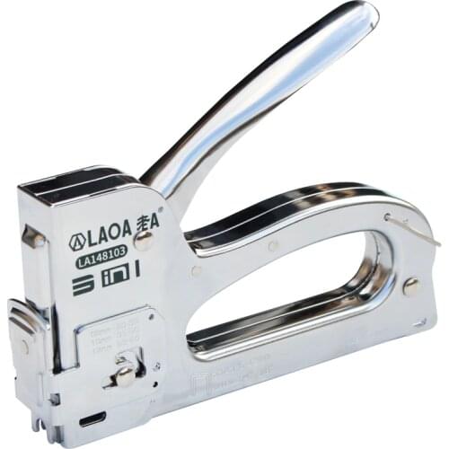 LAOA Nail Gun Upholstery Framing Rivet Staple Guns Kit Furniture Stapler For Wood Door Nailers Rivet Tool Gift with Needles