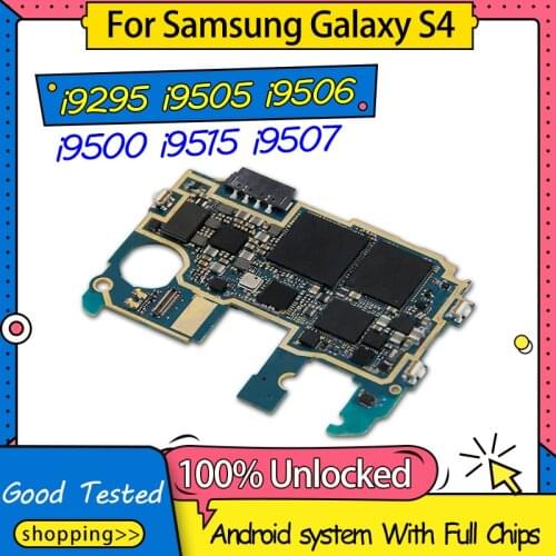 Full Function Motherboard Mainboard Logic Board For Samsung Galaxy S4 i9295 i9505 i9506 i9500 i9515 i9507 With Android System