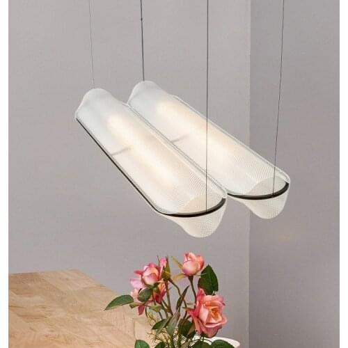 Nordic luxury designer lamp post modern simple creative living room bedroom dining room long designer Chandelier