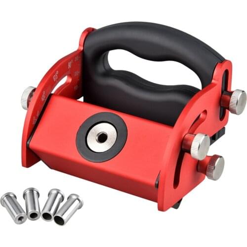 Detachable Aluminum Alloy Wood Working Oblique Hole Locator Drilling Hole Locator Wood Splicing Installation Centerline Marker