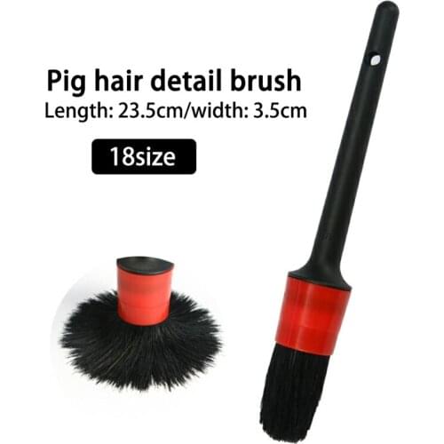 652F 26pcs Automotive Detailing Beauty Brushes Tool Set with Washing Gloves Sponge for Leather Seat Engine Compartment