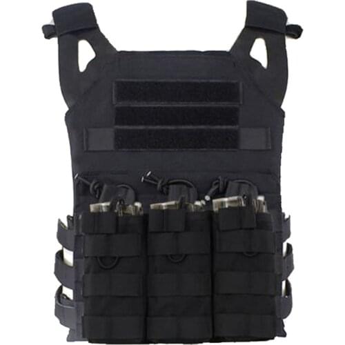 Military Equipment Tactical Vest Airsoft Hunting Protective MOLLE Vest Wargame Paintball Body Armor With Triple Magazine Pouch