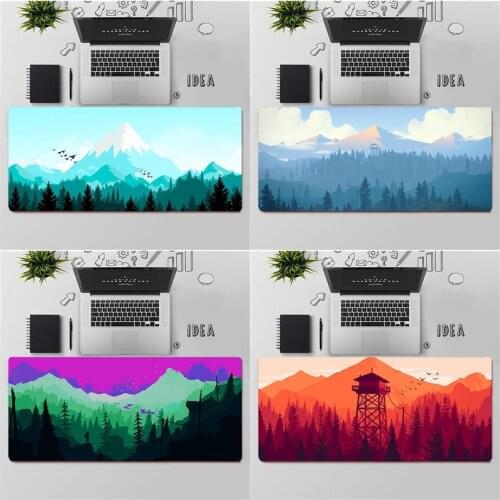FHNBLJ Top Quality Deep forest firewatch Natural Rubber Gaming mousepad Desk Mat Free Shipping Large Mouse Pad Keyboards Mat