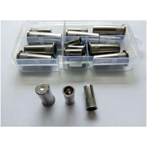 26pcs M4 M5 M6 M8 M10 M12 Rivet nuts Blind hole Rivets Nut Closed Riveting