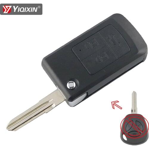 YIQIXIN New Modified Replacement Flip Key 3 Buttons Remote Car Case Shell For Lada Priora Niva Vaz Granta Samara 2108 XRay Sedan
