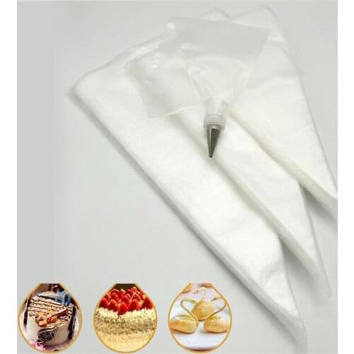 10pcs Disposable Piping Bag Pastry Bag Icing Piping Fondant Cake Cream Bag Cupcake Decorating Tools Cake Nozzles Pastry Bags