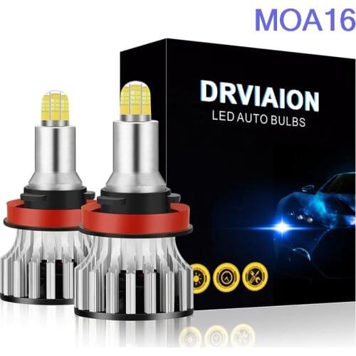 2Pcs/set DC 9-32 V 24Chips H1 H7 H8 H9 H11 LED Lamp Car Headlight Bulbs LED 360 Degree High Power Car LED Light 120W 18000LM