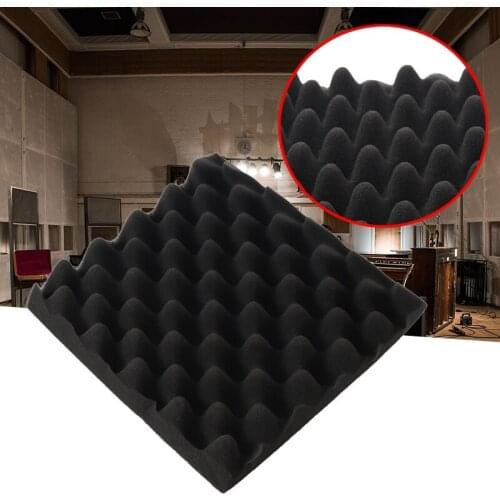 25X25X5CM Sound Insulation Foam Egg Crate Studio Acoustic Foam Sound Insulation Treatment Egg Profile Wedge
