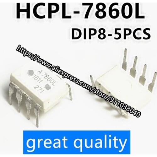 5pcs/lot New original authentic HCPL-7860L A7860 A7860L straight plug 8 feet DIP8