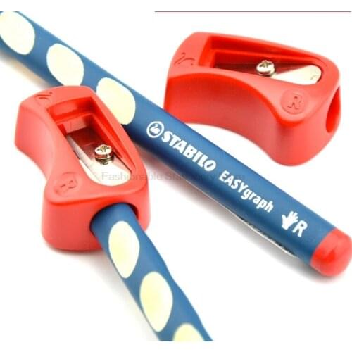 6 Pcs/Lot Stabilo 4532 Anti-Rust Durable Blade Safety Mini Pencil Cap Sharpener For Children