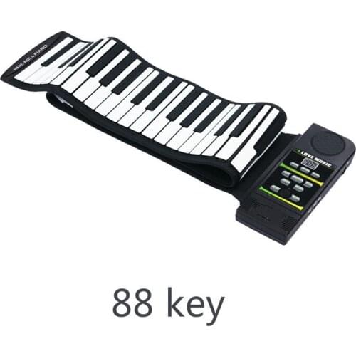 88 key hand roll piano portable electronic organ factory folding piano wholesale hand roll piano 132*14*0.9cm