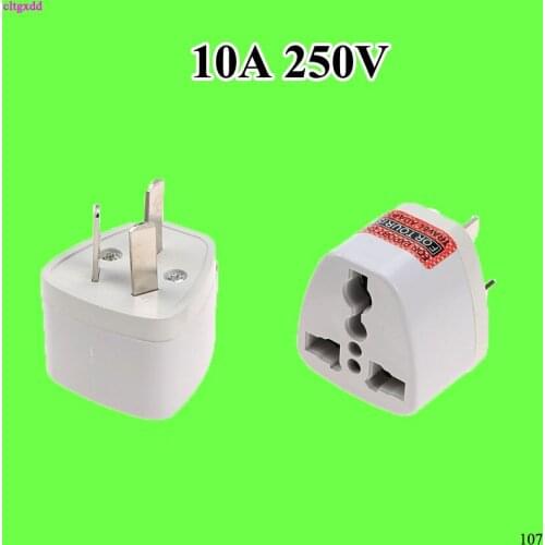 Cltgxdd 1pcs Travel Converter Adapter USA Australian standard 3 Pin Chinese AC Power Plug Adaptor KY-16 10A 250V