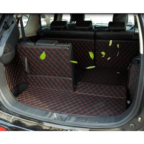Car Custom Special Trunk Mats For Mitsubishi Outlander 7seats Durable Waterproof Carpets For Outlander 7 Seats 2018