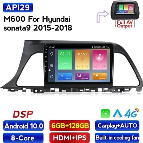1280*720 2.5D IPS Screen DPS 6+128G For HYUNDAI SONATA LF 2015 - 2018 CAR Multimedia Video Radio Player WIFI BT NO DVD 2DIN