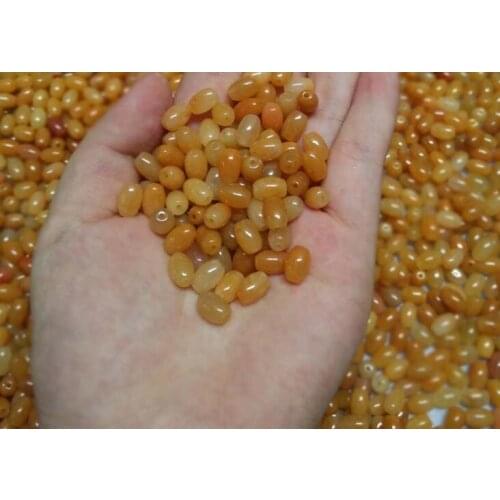 Free shipping Fine Jewelry huanglong jade beads DIY jewelry accessories BEADS lotus Jade Bracelet 20-100pcs