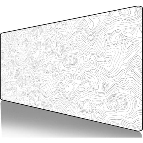 Big Art Mousepad White Black Desk Protector Pad on The Table Pads Computer Mat Xxl Mouse Pad Extended Pad Deskmat Office Carpet