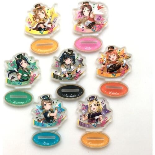 Love Live Anime keychain Kotori Nico Rin Umi Maki Chika Dia Riko Yoshi kc Kunikida Kanan Acrylic Stand