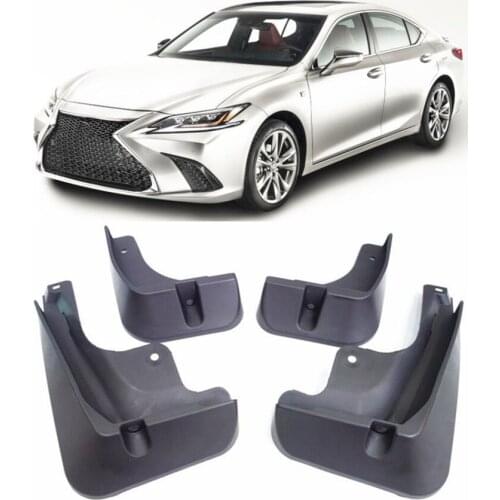 Car Splash Guards Mud Guards Flaps FOR 2018-2019 Lexus ES Fender 4pse/set