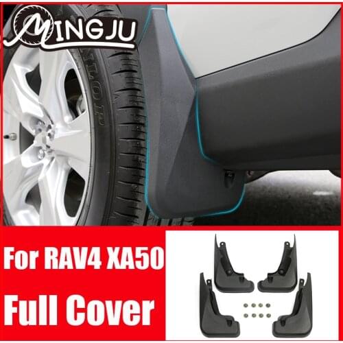 Full Cover Mud Guards for Toyota RAV4 2019 2020 2021 XA50 XA 50 Front Rear Mudflaps Splash Guards MudGuards Mud Flap 4Pcs