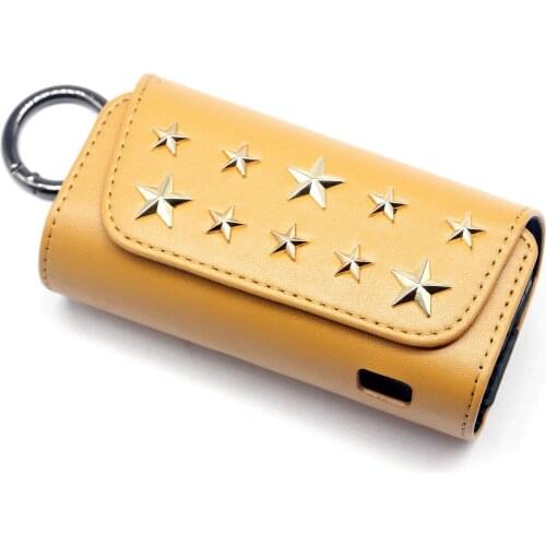 Star Flip Double Book Cover for Iqos 3.0 Duo Case Pouch Bag Holder Cover with Ring Leather Case for Iqos 3.0 Accessories