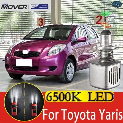 Car Headlight Bulbs LED Provided By SAMSUNG For Toyota Yaris Vitz LED Car 6500K White Light Auto Headlight 2X