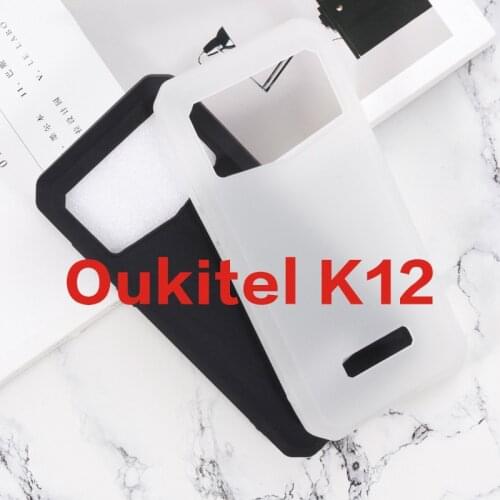 Matte Glossy Silicone Case For Oukitel K12 Gel Pudding Case TPU Bumper Back Cover Phone Shell Funda Coque For Oukitel K12 Cover