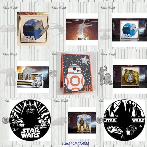 Metal Cutting Dies Alien Stencil For DIY Scrapbooking Photo Album Embossing Paper Cards Crafts Die Cuts