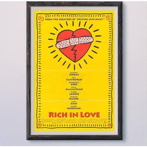 N289 RICH IN LOVE Vintage Classic Movie Wall Silk Cloth HD Poster Art Home Decoration Gift