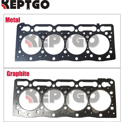 New For Kubota V1505 Cylinder Head Gasket 16394-03310 16394-03313 Metal Material