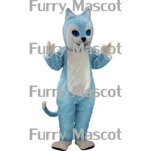 Blue Cat (j2) Christmas Cosplay Unisex Cute Newly Mascot Costume Suit Cosplay Party Game Dress Outfit Adult Gift A