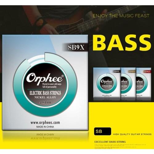 Orphee Professional Electric Bass Strings 4/5/6 Strings Hexagonal Nickel Alloy Normal Light Bass Accessories SB9X/SB95X/SB96X