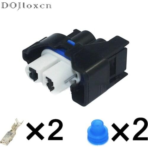 1 Set 2 Pin Ford Carnival Fox Fog Lamp Foglight Plug H16 Front Lamp Plug Black Female Waterproof Connector 7183-3789-30