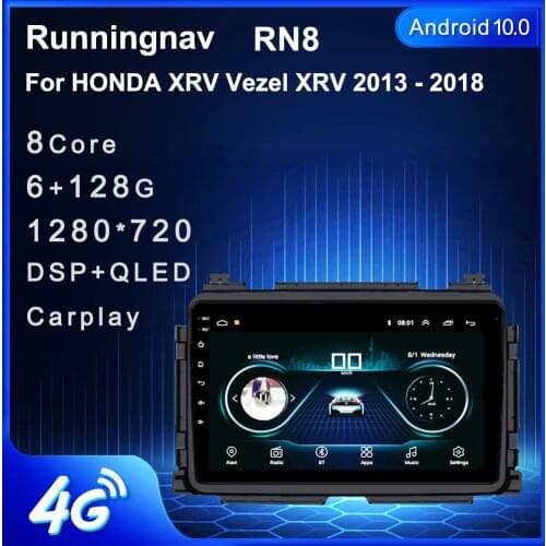 Runningnav For HONDA XRV Vezel XRV Vezel HRV 2013~2018 Android Car Radio Multimedia Video Player Navigation GPS