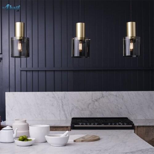 Nordic Gold Metal Danish Pendant Lights Bedroom Living Room Dining Lamps Restaurant Bar Lighting Bedside Hanging Lamps Fixtures