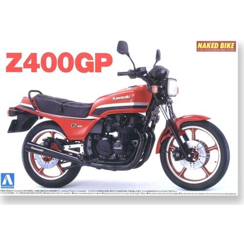 1/12 AOSHIMA plastic assembly car model toy Kawasaki Z400GP Motorcycle static model adult collection DIY assembly kit #04915