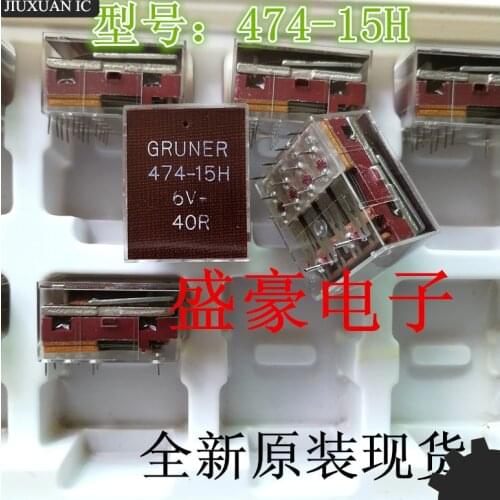 1pcs/lot 100% original genuine relay: GRUNER 474-15H 15pins