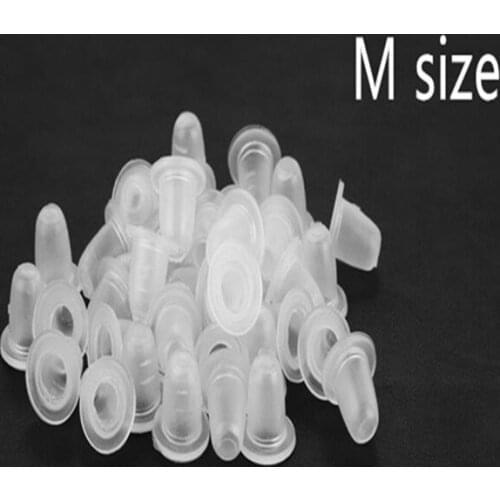 1000pcs 15mm Large Size Clear White Tattoo Ink Cups For Permanent Makeup Caps Supply with Free Shipping