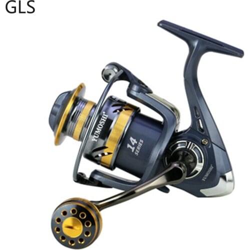 2021 High Quality KS 2000-7000 Series Spinning Fishing Reels 5.2:1 Gear Ratio High Speed Carp Fishing Reel