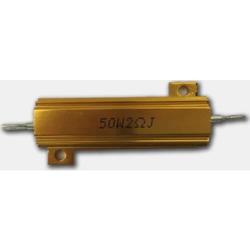 50W gold aluminum shell metal shell high power braking resistor