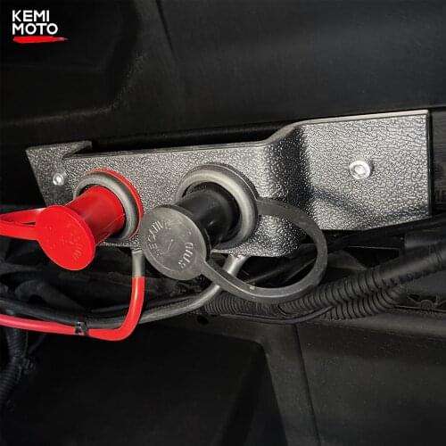 For Can-am Maverick X3 UTV KEMIMOTO Jumpstart Battery Terminal Relocation Kit for Canam Turbo for Polaris RZR Ranger for CF moto