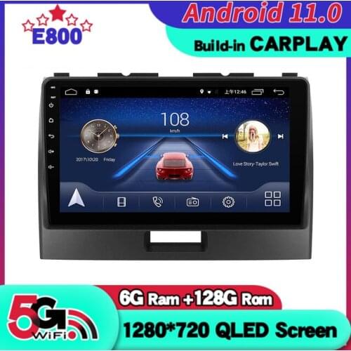 NEW 6GB Ram 128GB Rom 2 Din Car Radio Navigation GPS Bt Player 9 Inch Screen For SUZUKI WAGON R 20102018 Android 10 Stereo