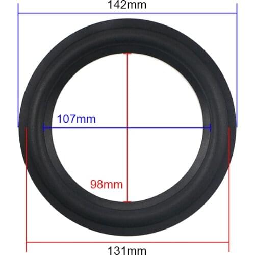 GHXAMP 142MM 98MM Foam suspension Surround For 6 inch speaker repair parts 5.5" 5.75" horn side 2PCS