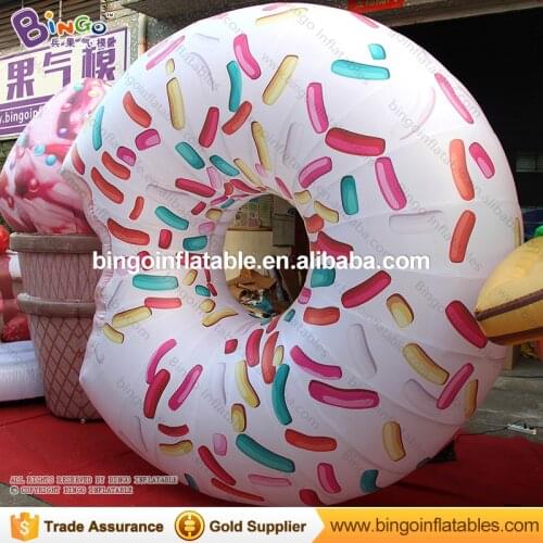 Customized 3 meters diameter giant inflatable donut / large donut inflatable / inflatable donut for decoration toys